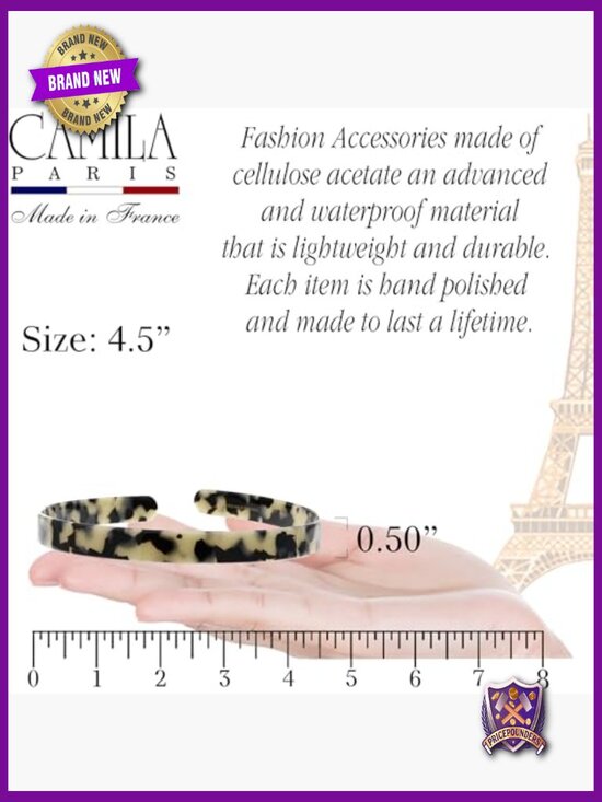 Women\'s French Headband, Handmade, Strong Hold, No Slip, Flexible, Durable main image 4